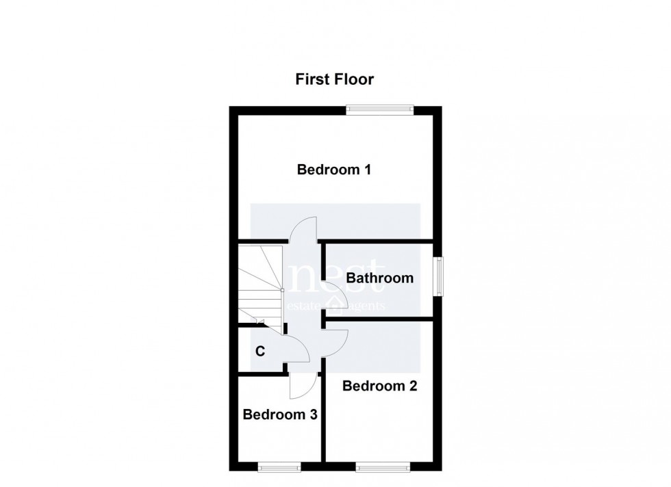 Floorplan for Warner Close, Whetstone, Leicester