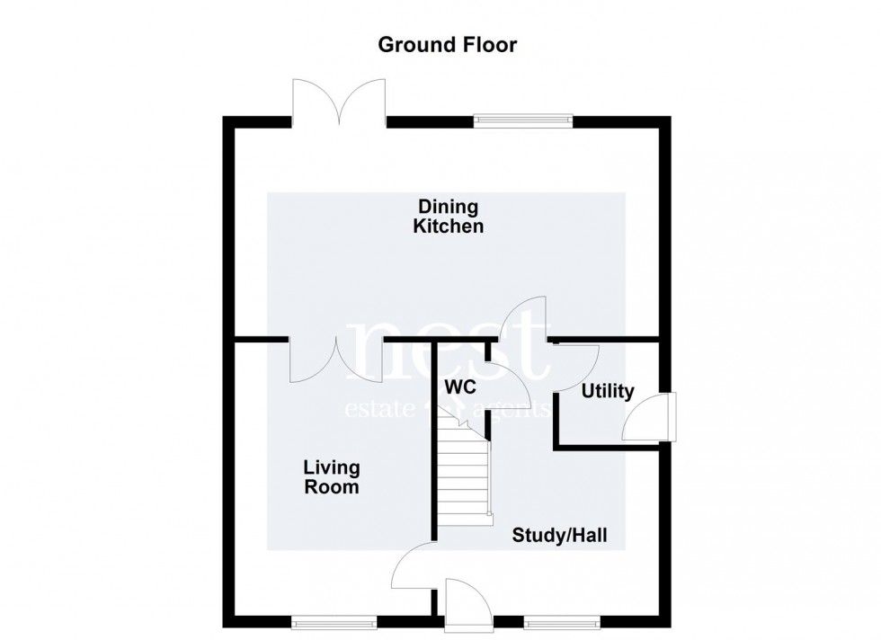 Floorplan for Meteor Way, Whetstone, Leicester