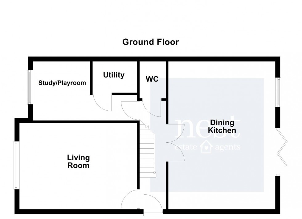 Floorplan for Reeves Close, Whetstone, Leicester