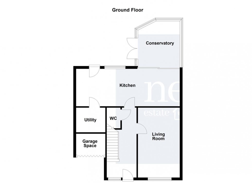 Floorplan for Burnham Drive, Whetstone, Leicester