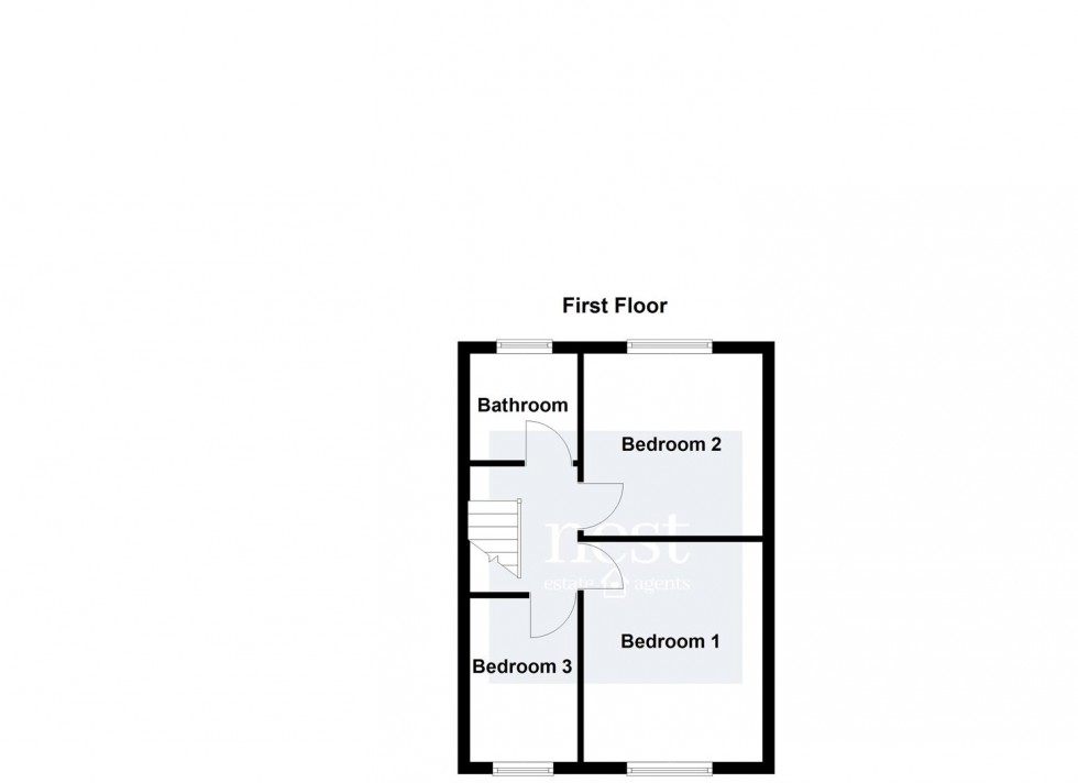 Floorplan for Tudor Drive, Cosby, Leicester