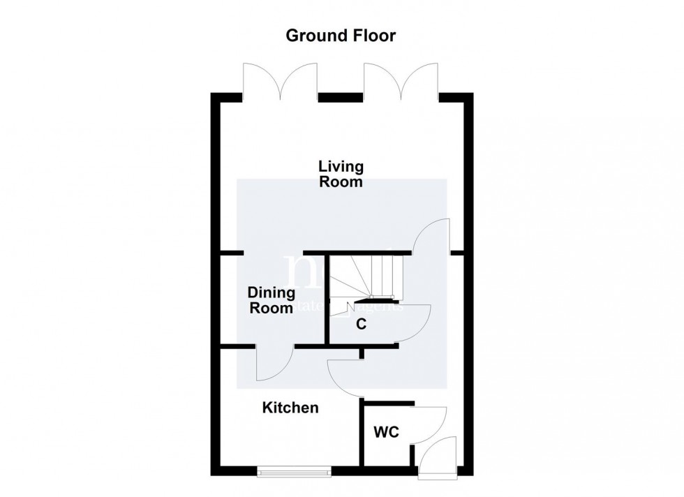 Floorplan for Bakery Close, Cosby, Leicester