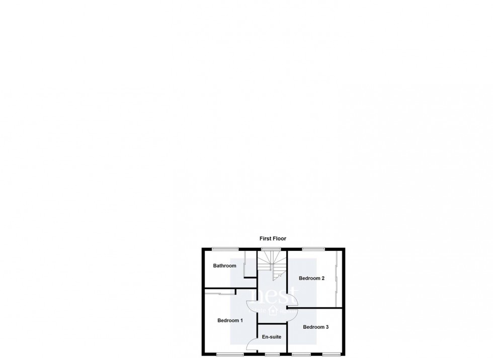 Floorplan for St. Peters Close, Leire, Lutterworth