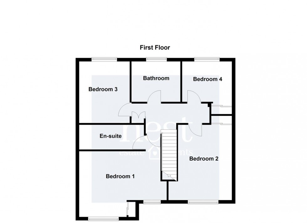 Floorplan for Ewan Close, Whetstone, Leicester