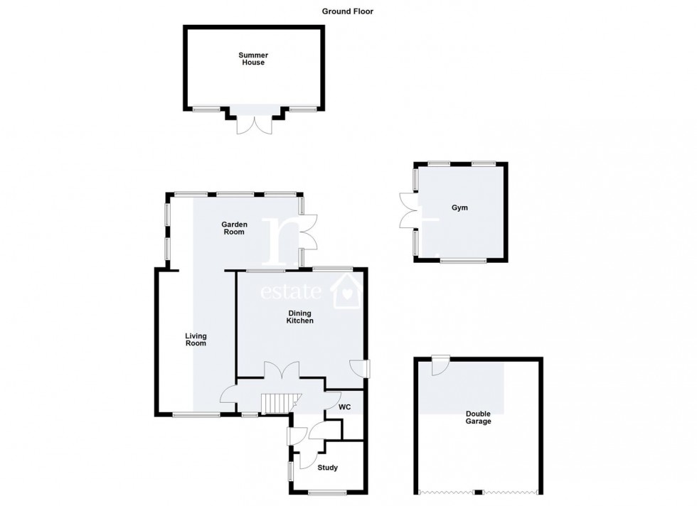 Floorplan for Forrester Close, Cosby, Leicester