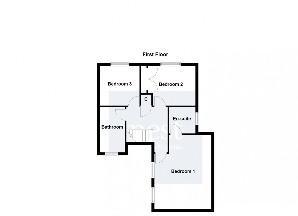 Floorplan for Scalborough Close, Countesthorpe, Leicester