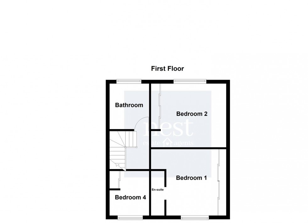 Floorplan for Plantation Avenue, Leicester