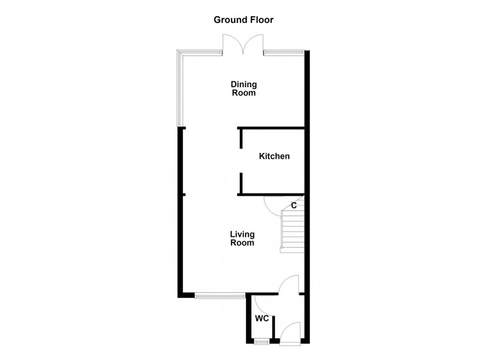 Floorplan for Peacock Drive, Whetstone, Leicester