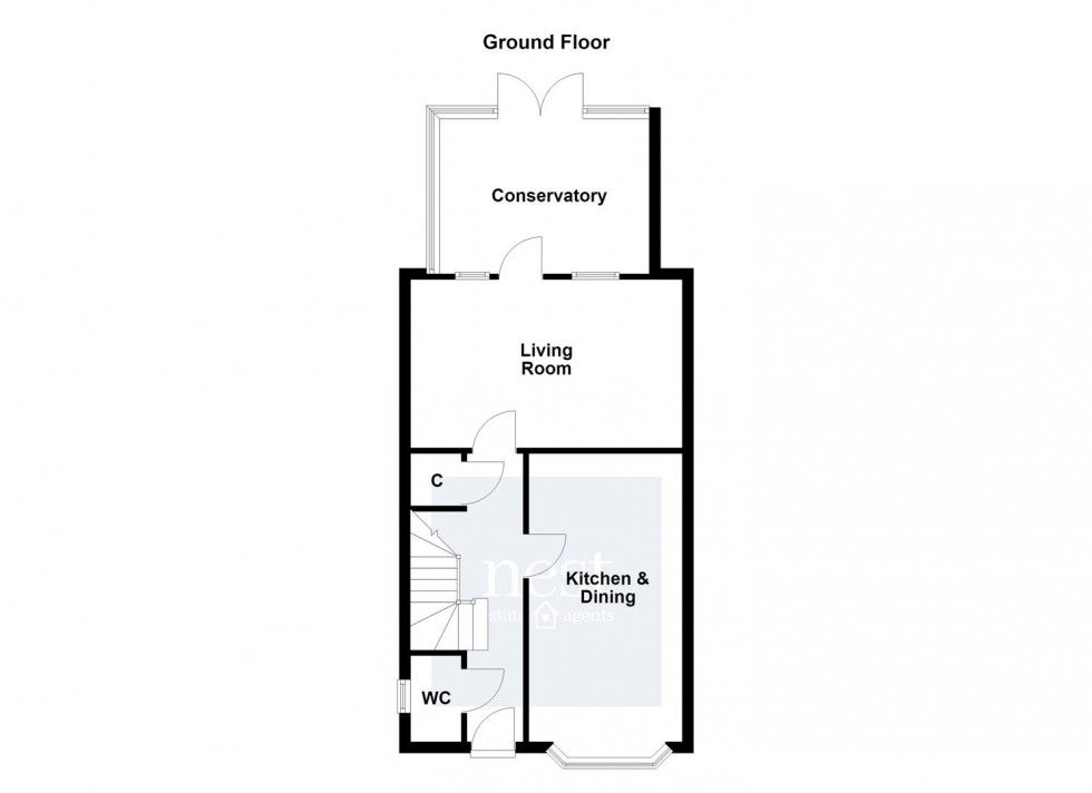 Floorplan for Clarke Crescent, Countesthorpe, Leicester