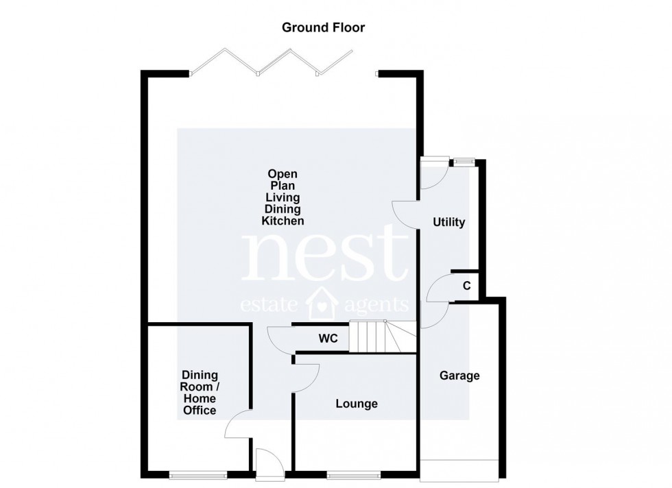Floorplan for The Old Cross Key Main Street, Cosby,