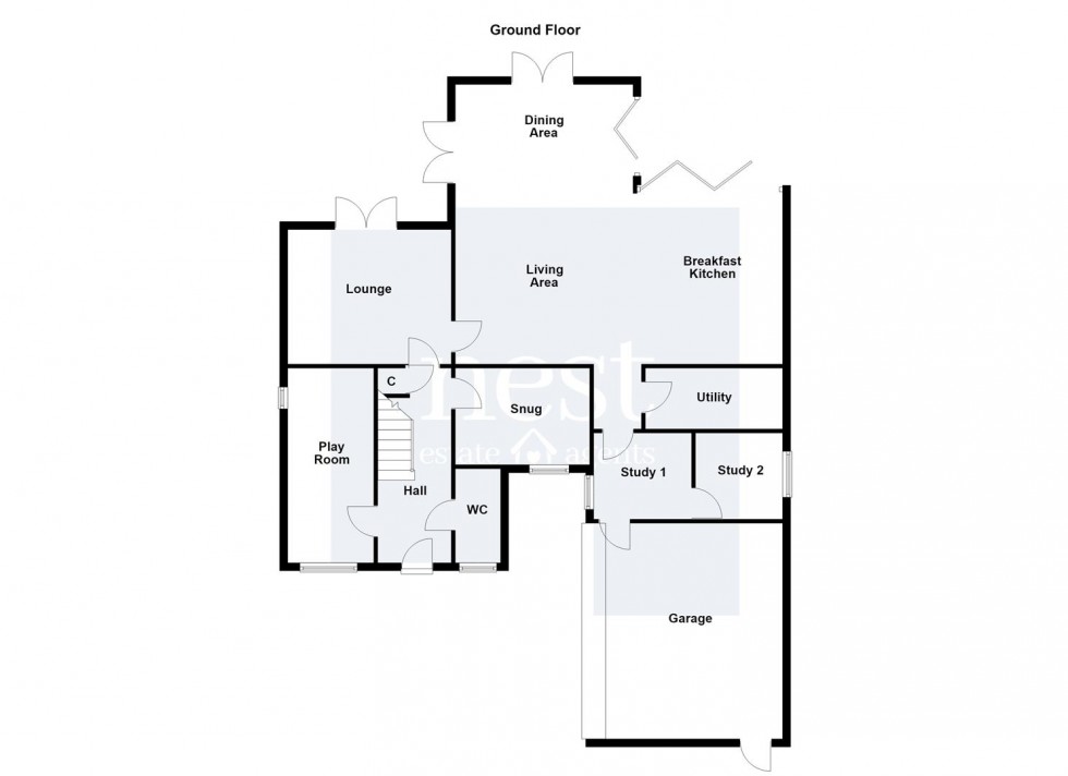Floorplan for Primrose Close, Narborough, Leicester